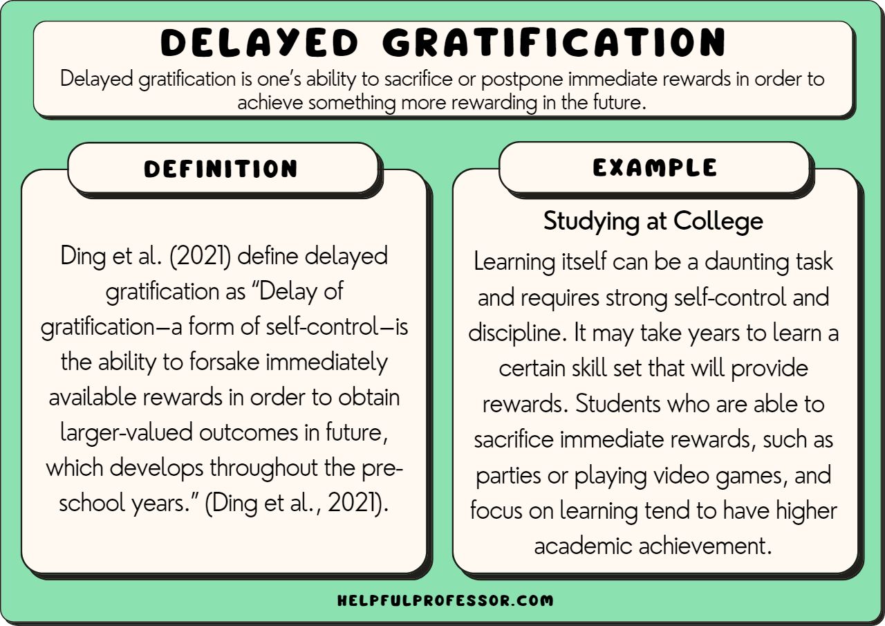 10 powerful delayed gratification examples for success