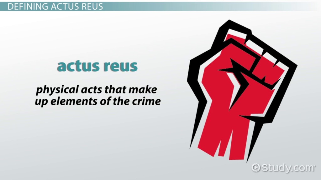 actus reus examples in criminal law