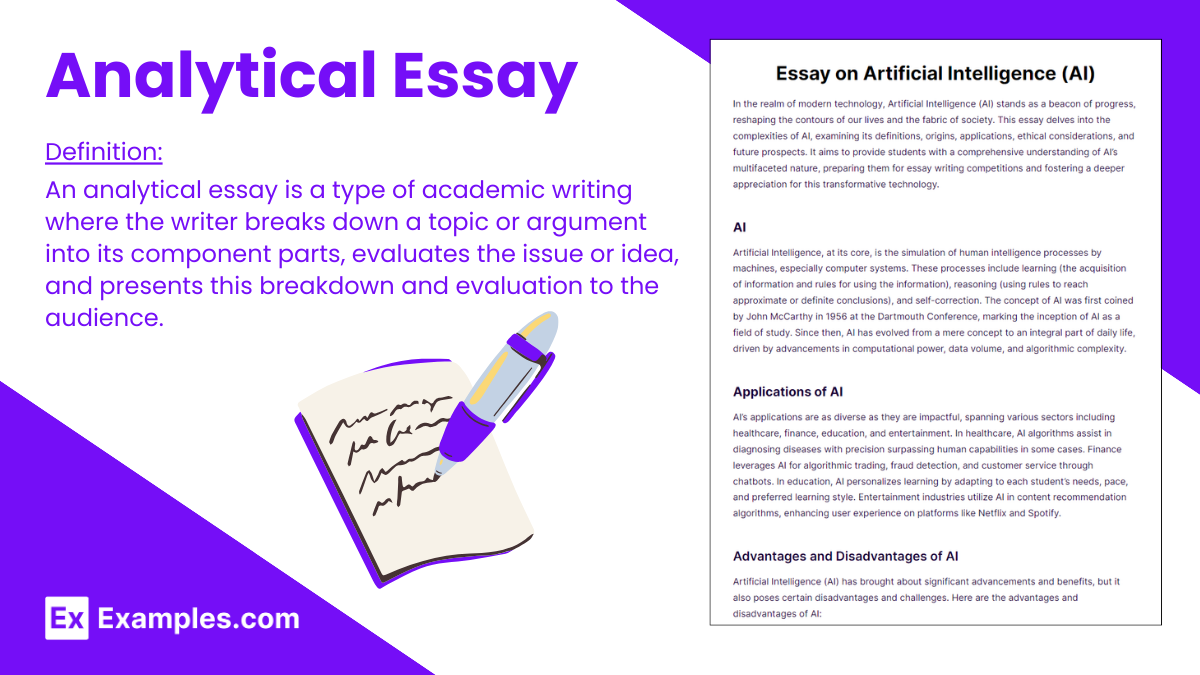 analysis essay example for effective writing