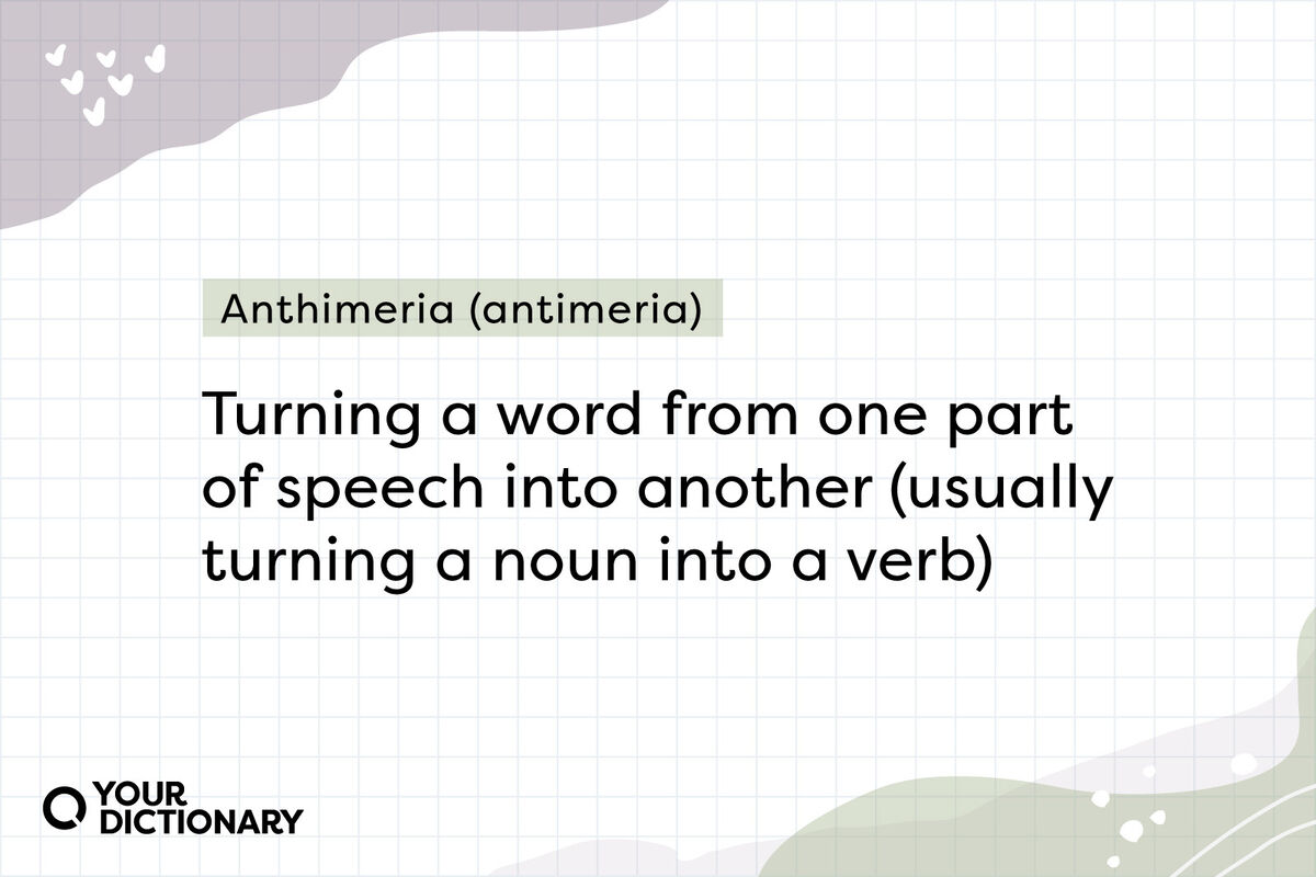 anthimeria examples in everyday language