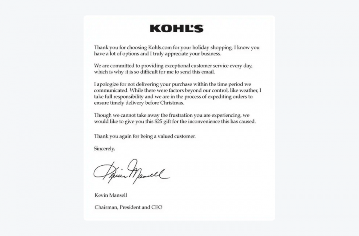 apology letter examples for any situation