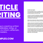 article examples to enhance your writing skills