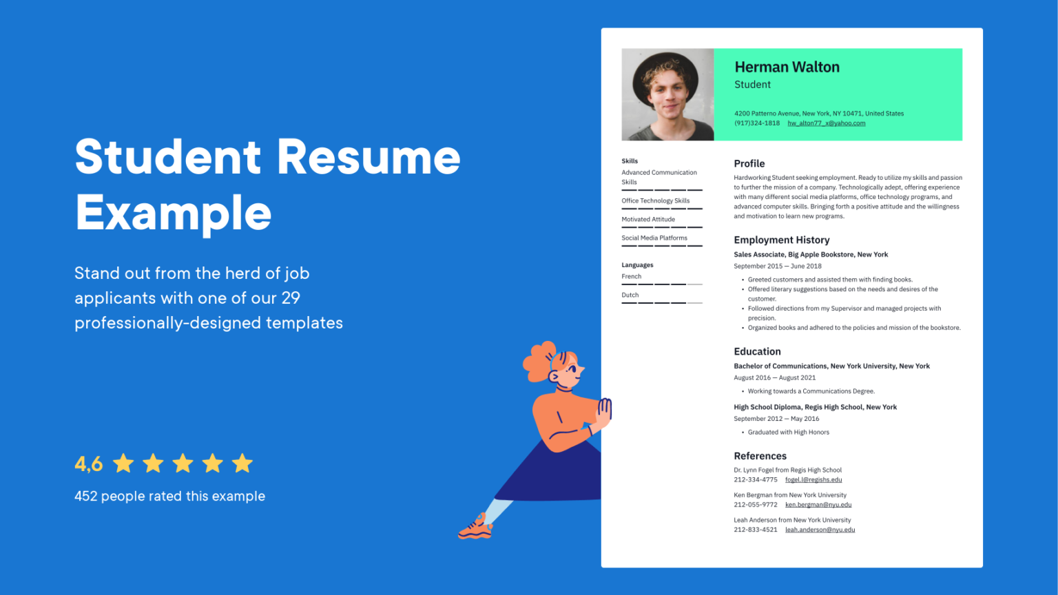 Bachelor of Arts Resume Examples for Job Seekers