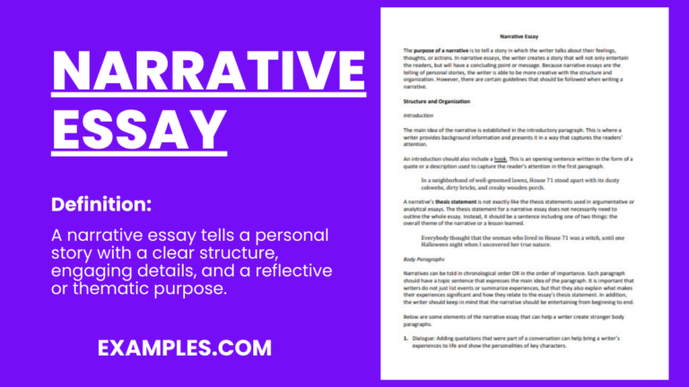 Narrative Writng Background Background Information Examples for Engaging Narratives