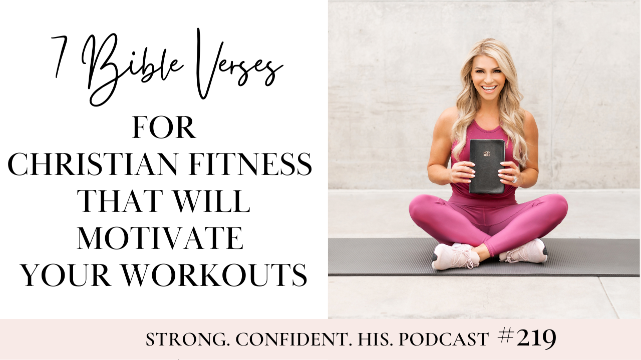 bible verses about exercise for a healthy life