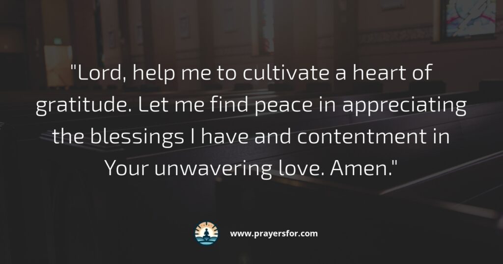 biblical examples of contentment finding peace in faith