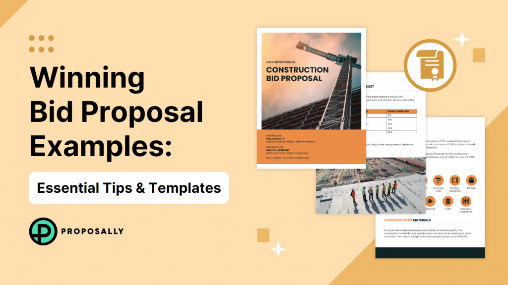 bid proposal examples to win projects