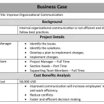 business case template examples for your projects