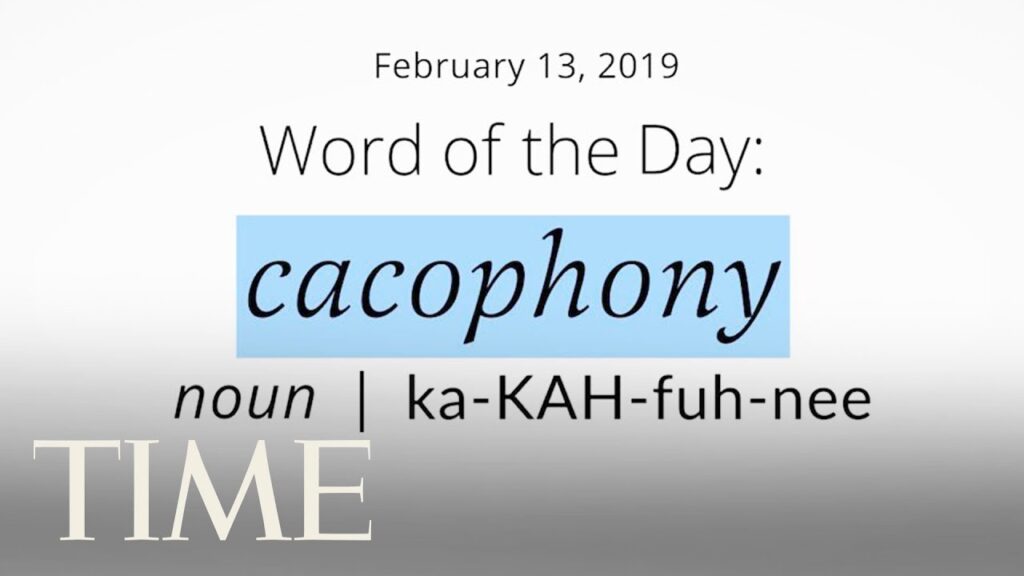 cacophony examples sounds that shape our world