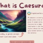 Caesura Example: Enhancing Poetry's Rhythm caesura example enhancing poetrys rhythm