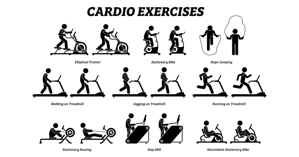 cardio exercises for heart health and weight loss