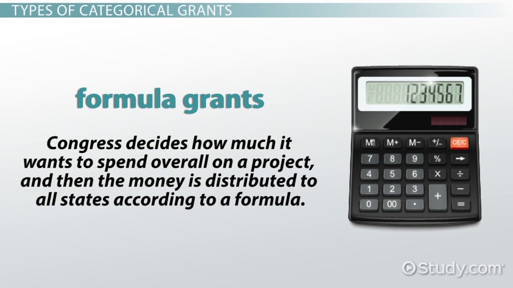 categorical grant examples for community needs 1