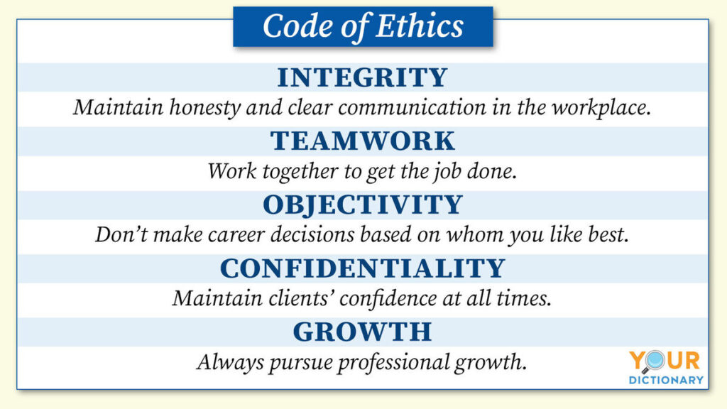 code of ethics in healthcare examples you should know
