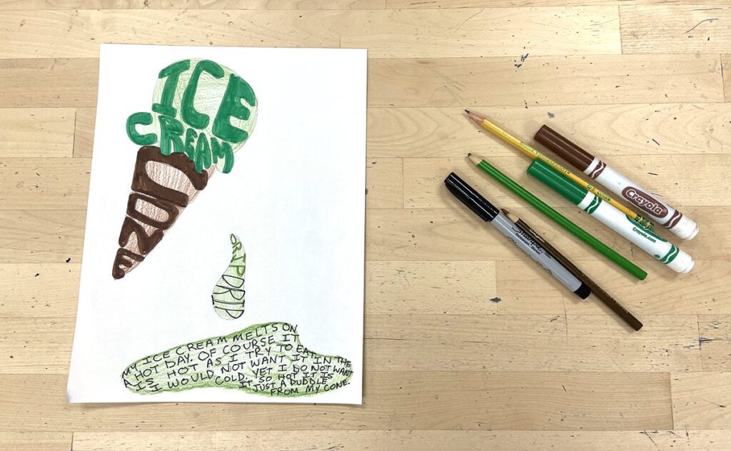 concrete poem examples to spark your creativity