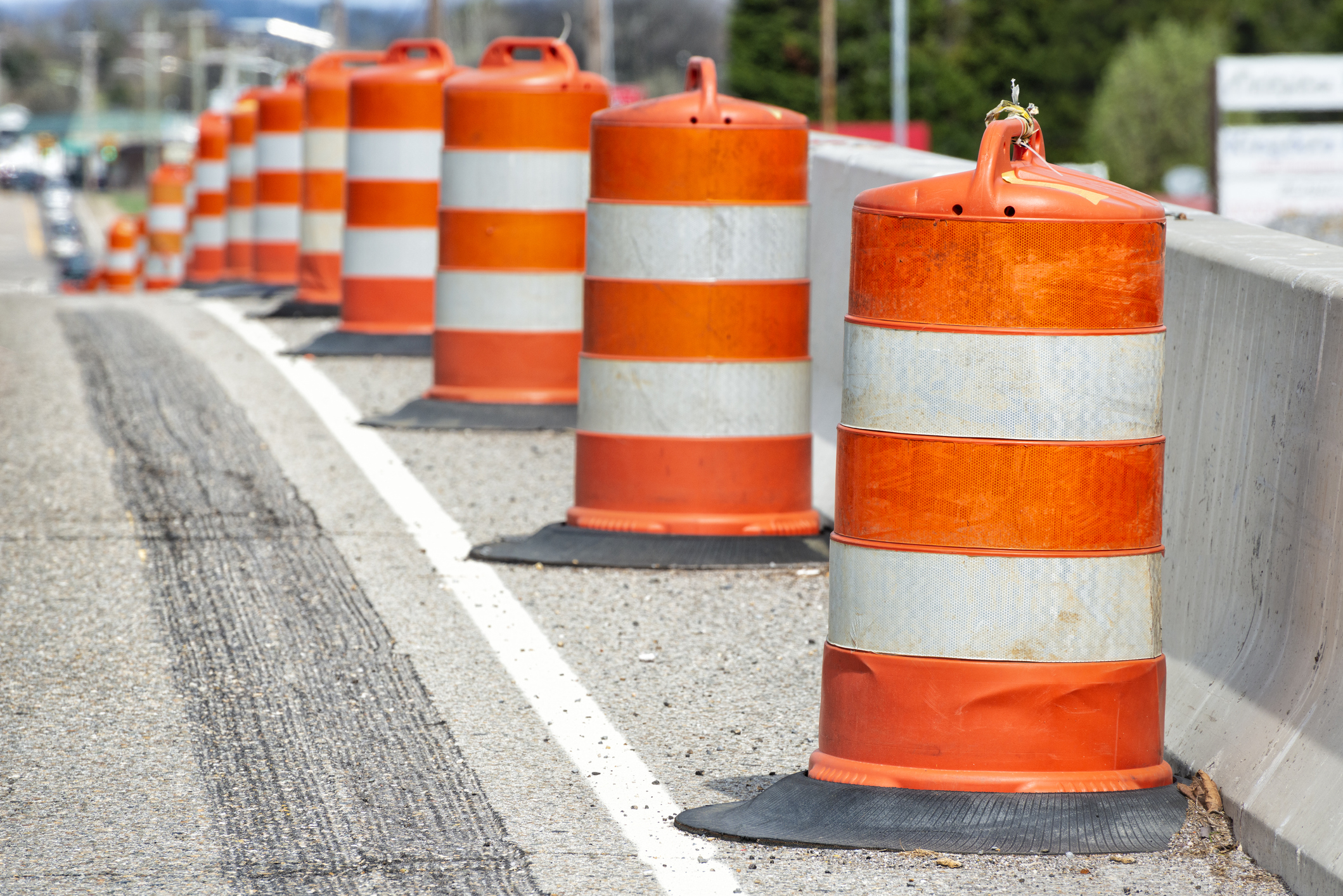 cones barrels and barriers key examples of traffic control devices