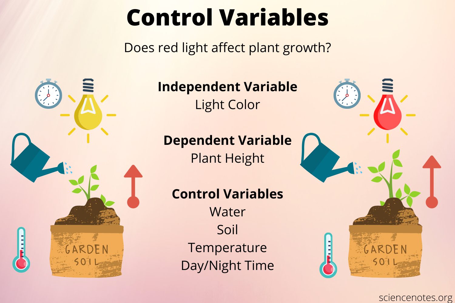 control variable examples in research experiments