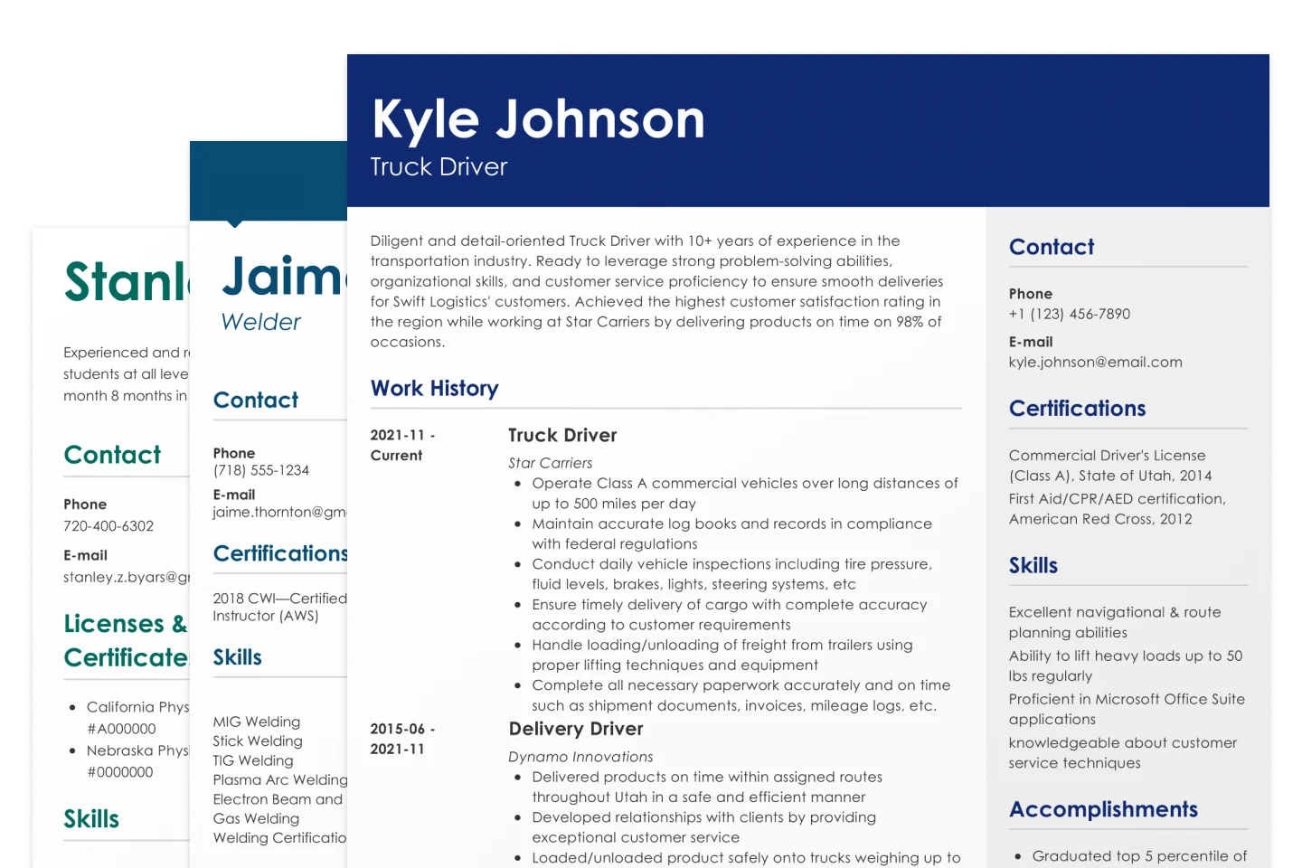 cv examples to stand out in your job search