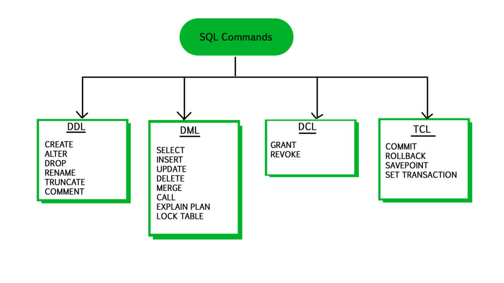 ddl example understanding database structure commands