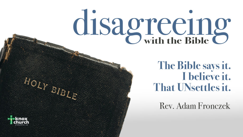 disagreements in the bible key examples explained