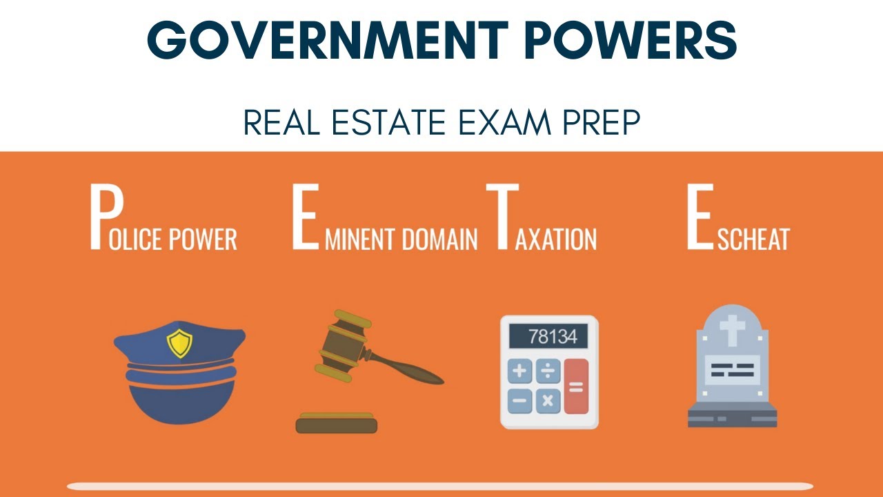 eminent domain and escheat are two examples of property rights