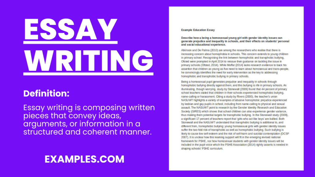 essay examples to enhance your writing skills