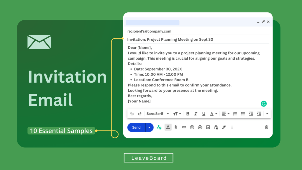 event invitation email examples for your next gathering