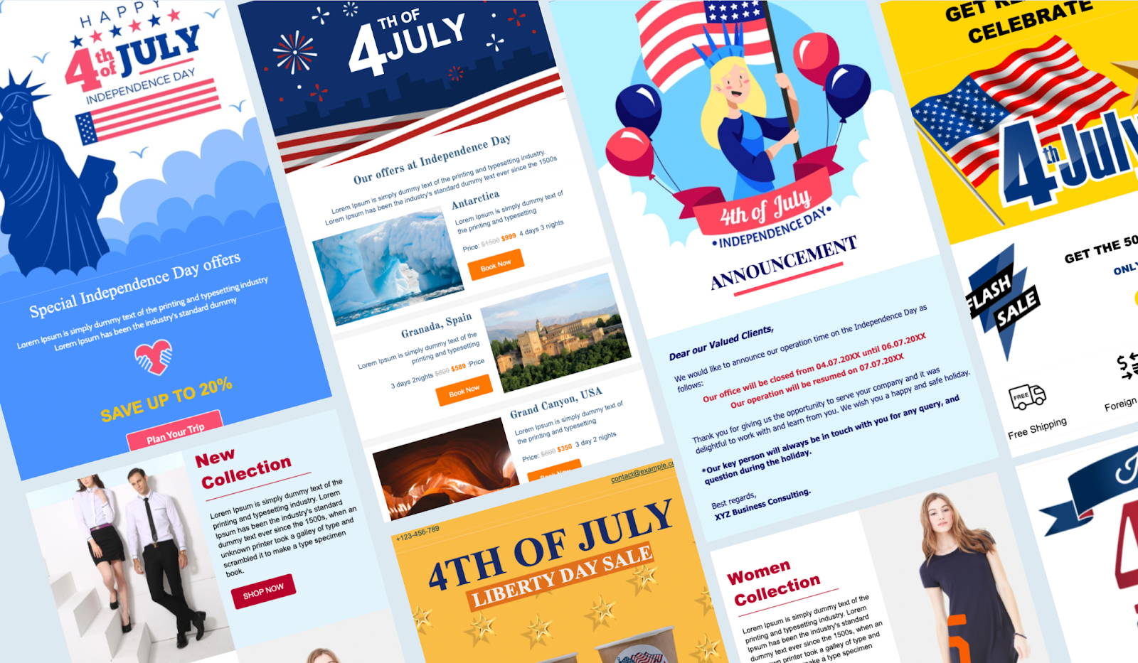 examples of 4th of july email marketing strategies