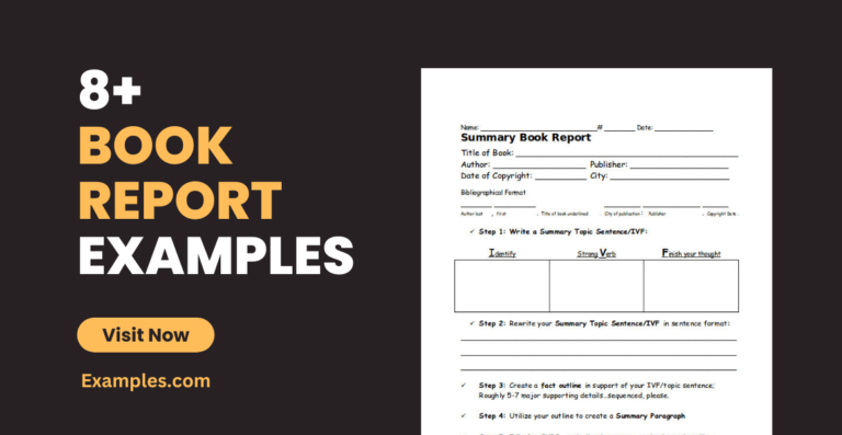 Examples of a Book Report for Better Understanding
