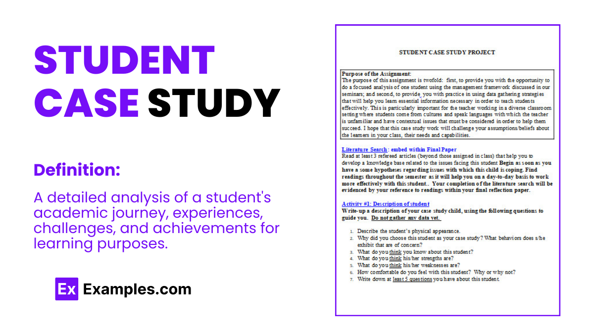 examples of a case study key insights explained
