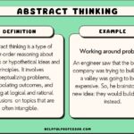 examples of abstract thinking in action