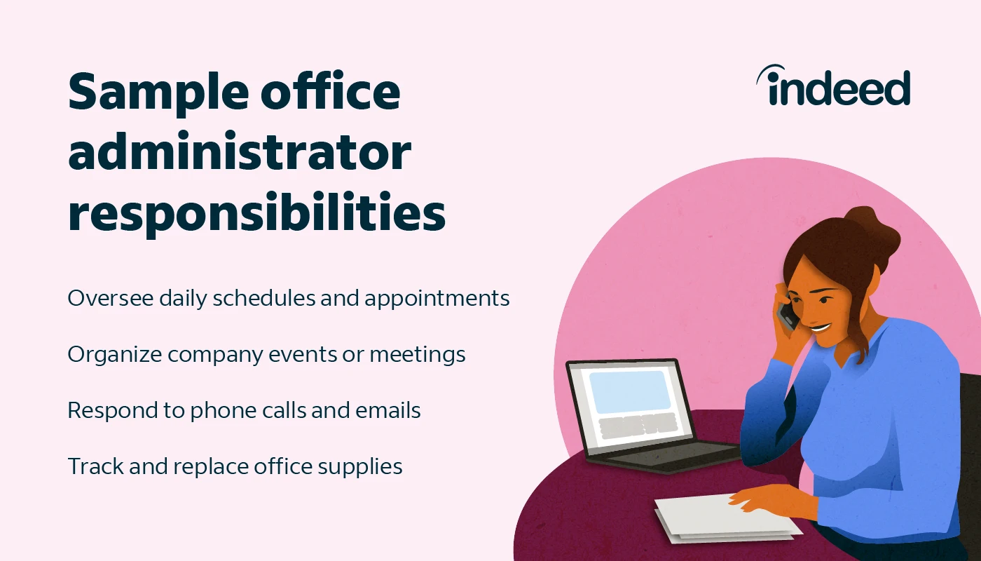 examples of admin or office jobs for career growth