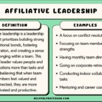 examples of affiliative leadership for effective team building