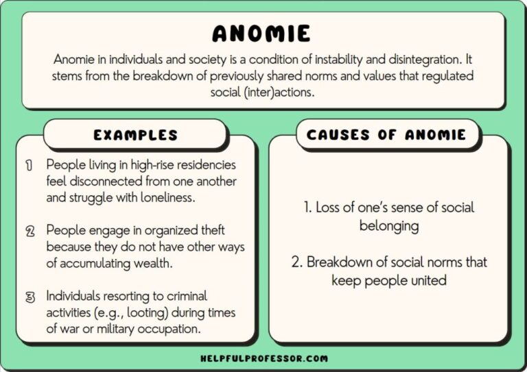 Aonomy Examples of Anomie Theory in Society Today