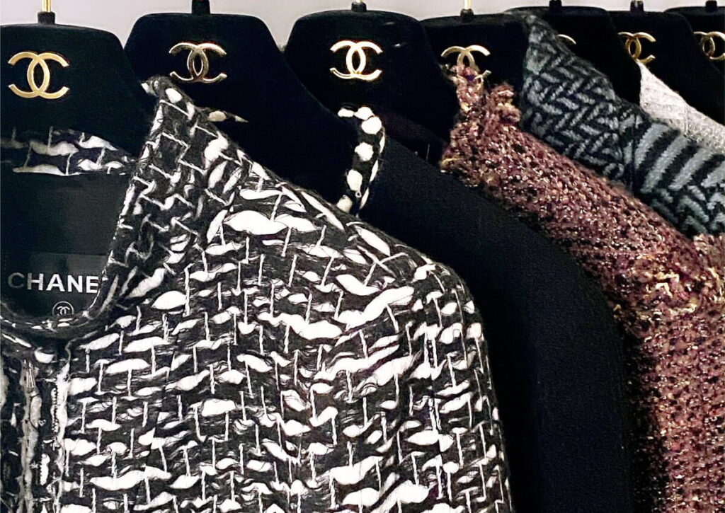 examples of authentic chanel clothing label features