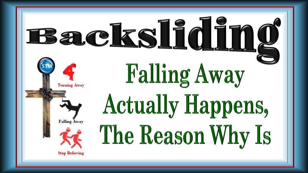 examples of backsliding in the bible explained