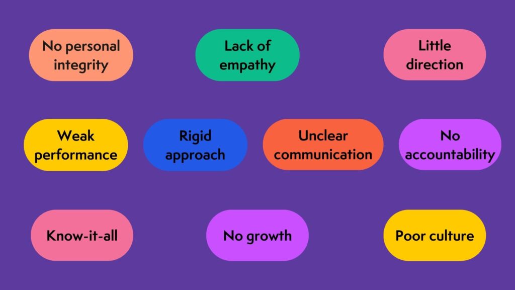 examples of bad leaders in business and their impact