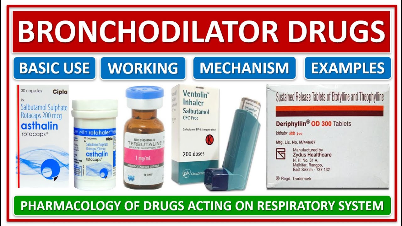examples of bronchodilators for better breathing