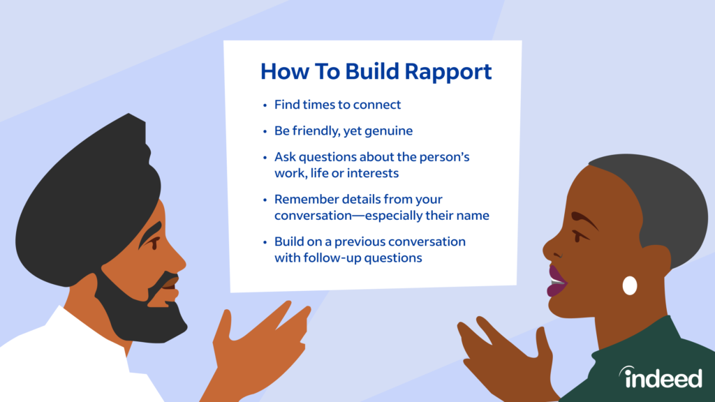 examples of building rapport with students