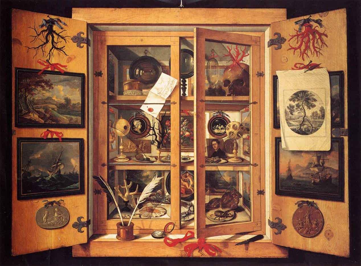 examples of cabinet of curiosities through history