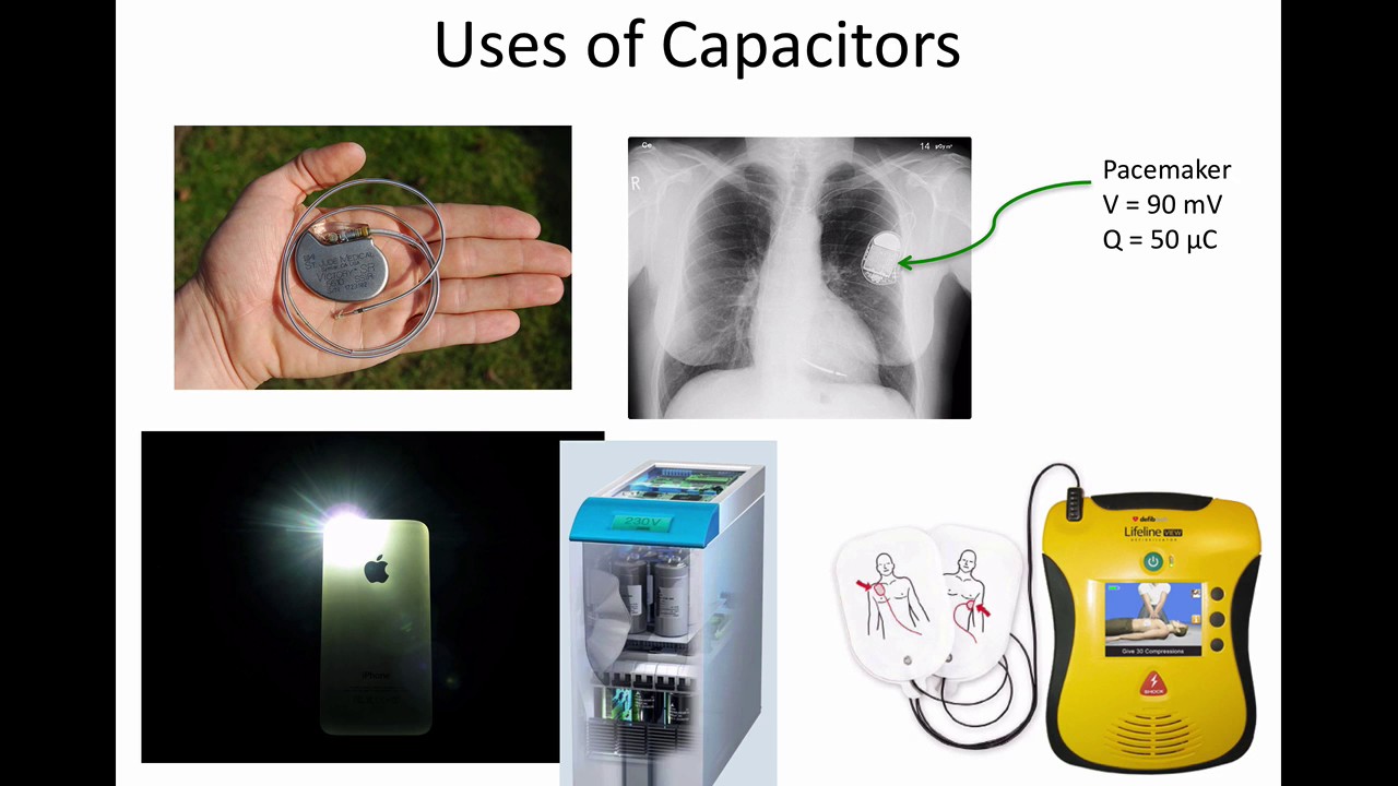examples of capacitors in everyday electronics