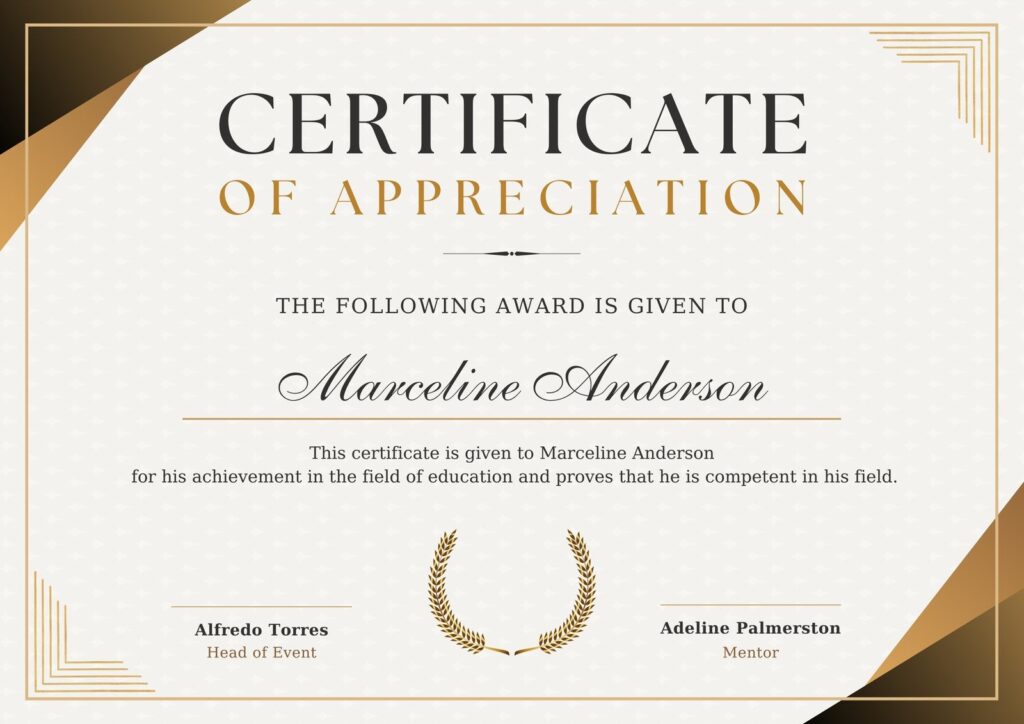 examples of certificate templates for every occasion