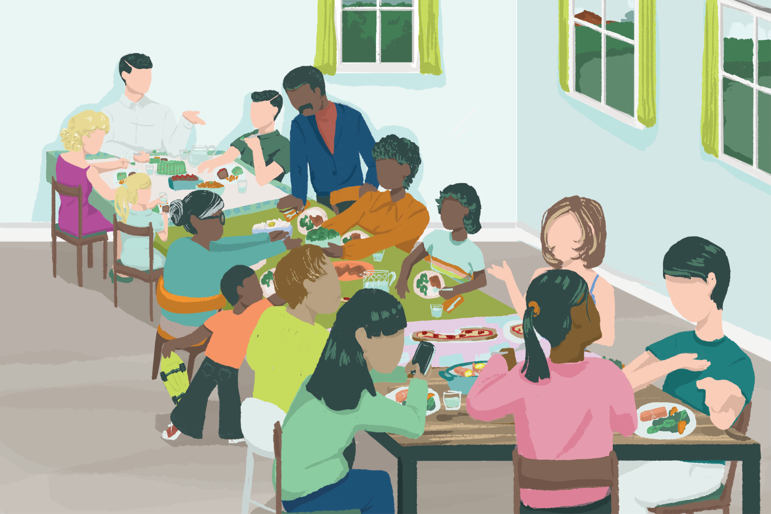examples of changing dynamics in the typical american family