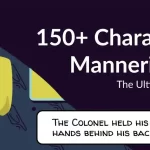 examples of character mannerisms in storytelling