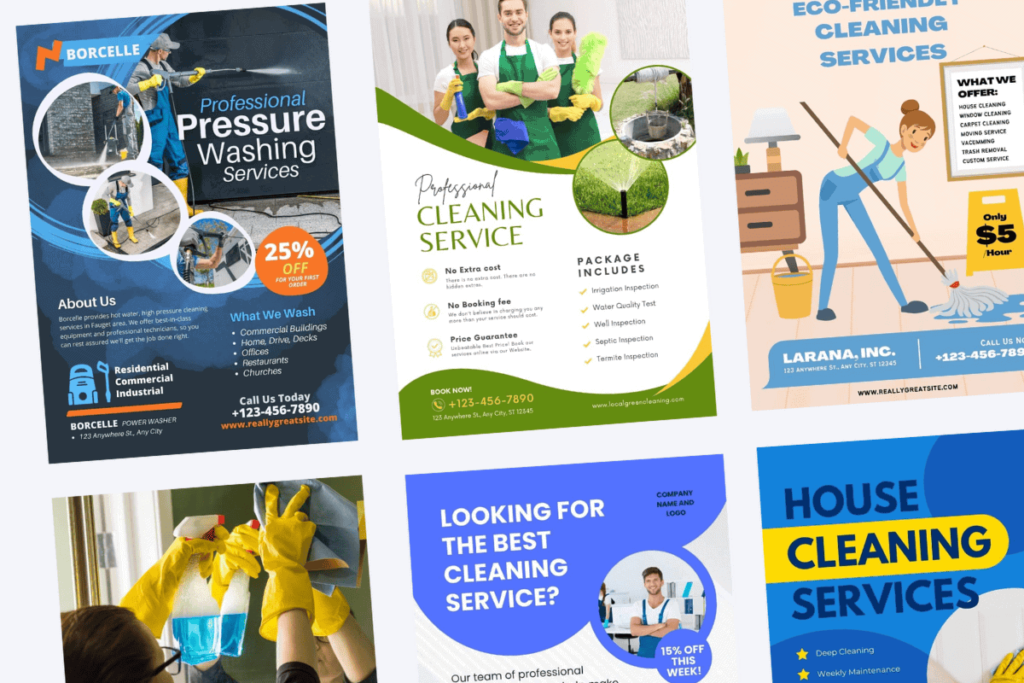 examples of cleaning flyers for every need