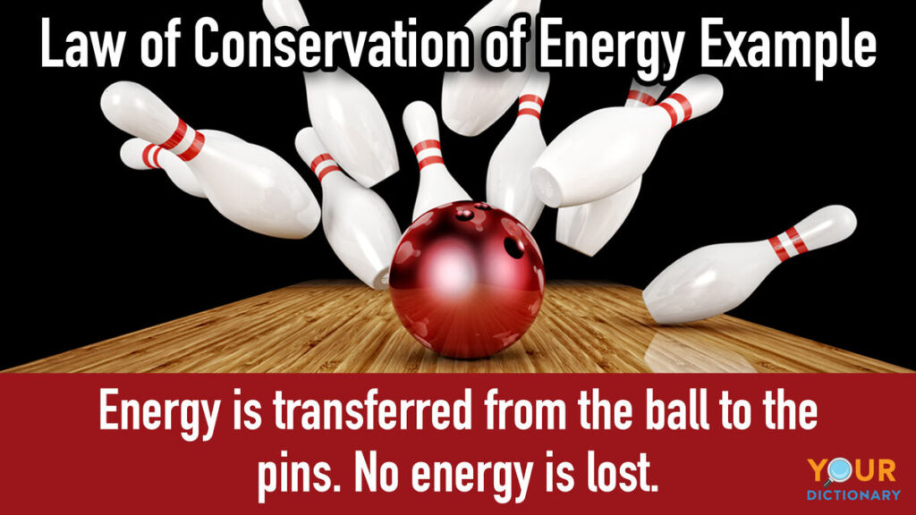 examples of conservation of energy in daily life