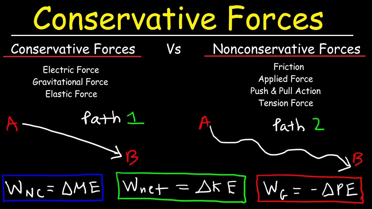 examples of conservative force in physics explained