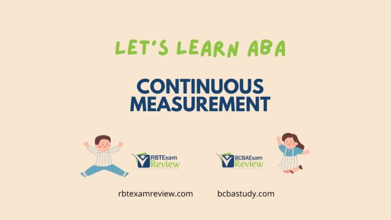 Examples of Continuous Measurement ABA in Practice