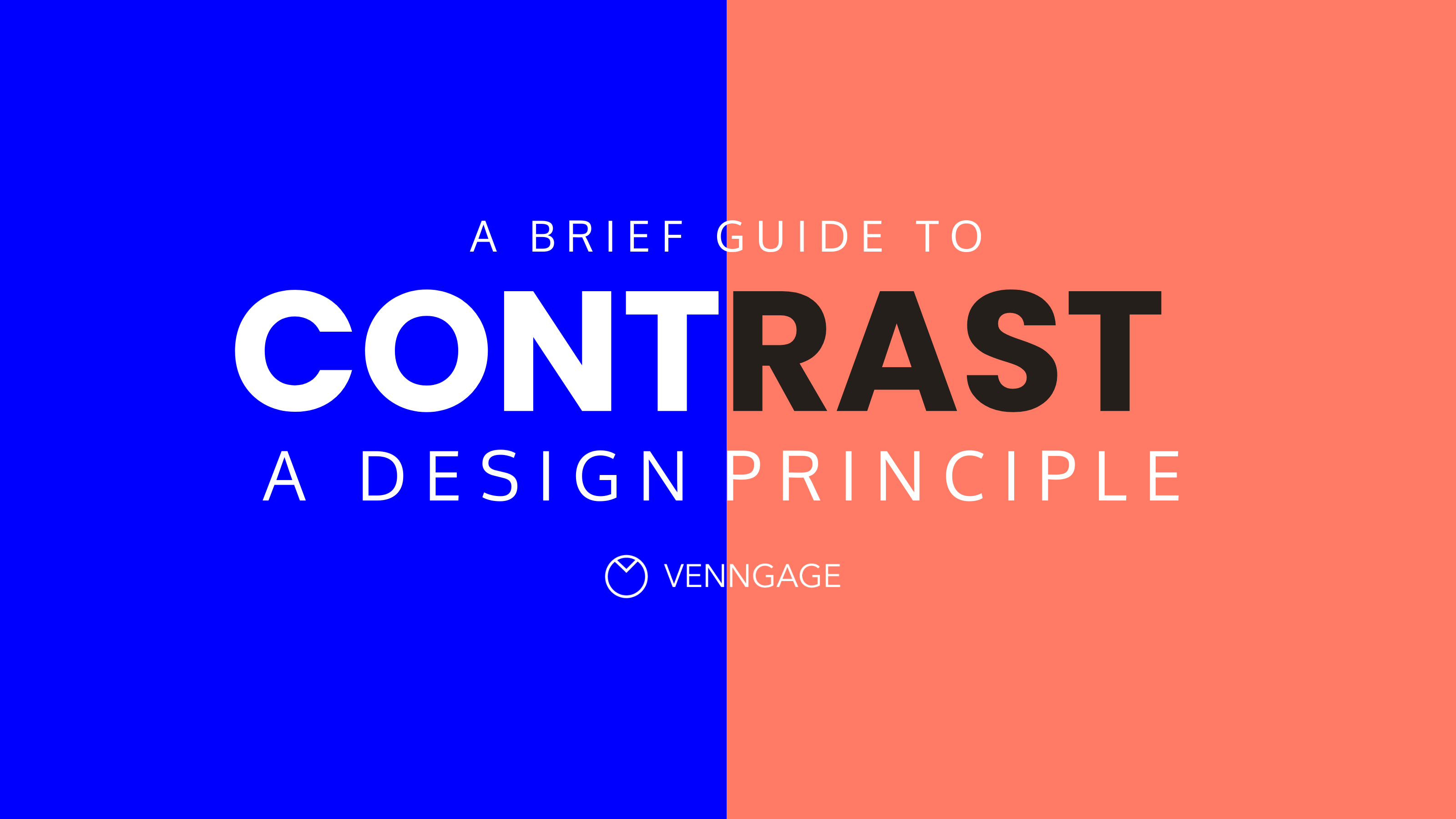 examples of contrast in graphic design