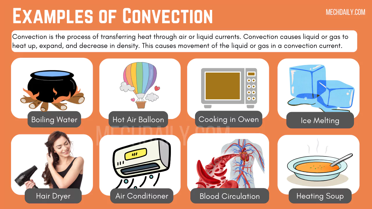 examples of convection in nature and everyday life
