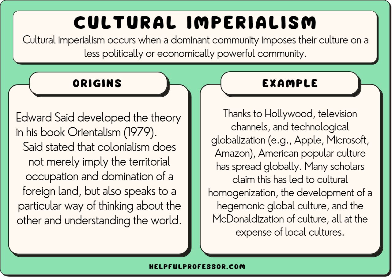examples of cultural imperialism impacting society